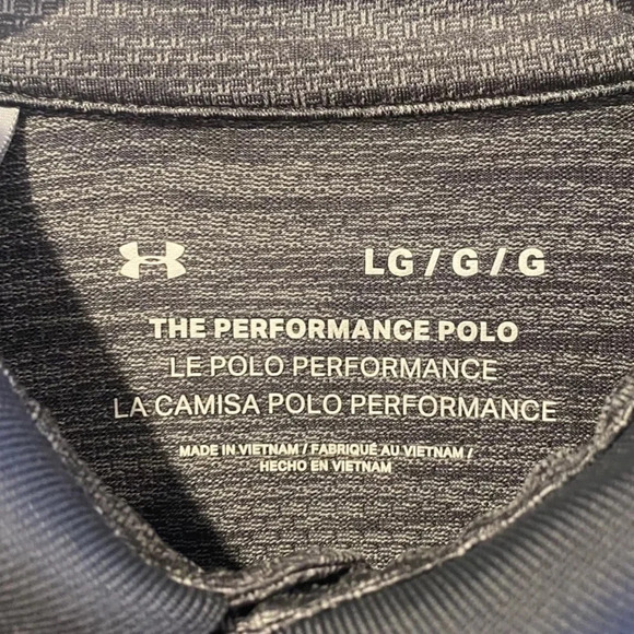 Under Armour UA The Performance‎ 2.0 Polo Shirt Mens Size Large (1061) - Picture 8 of 8